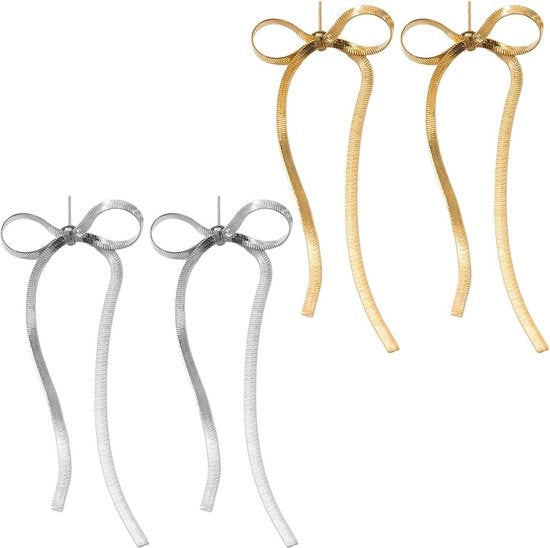 Vasca per Dama con Lunga Catena - Moda e Tendenza - Pendenti e Fioriere - Collane con Farfalle - Argento Oro - 11*4cm - Acciaio Laminato.