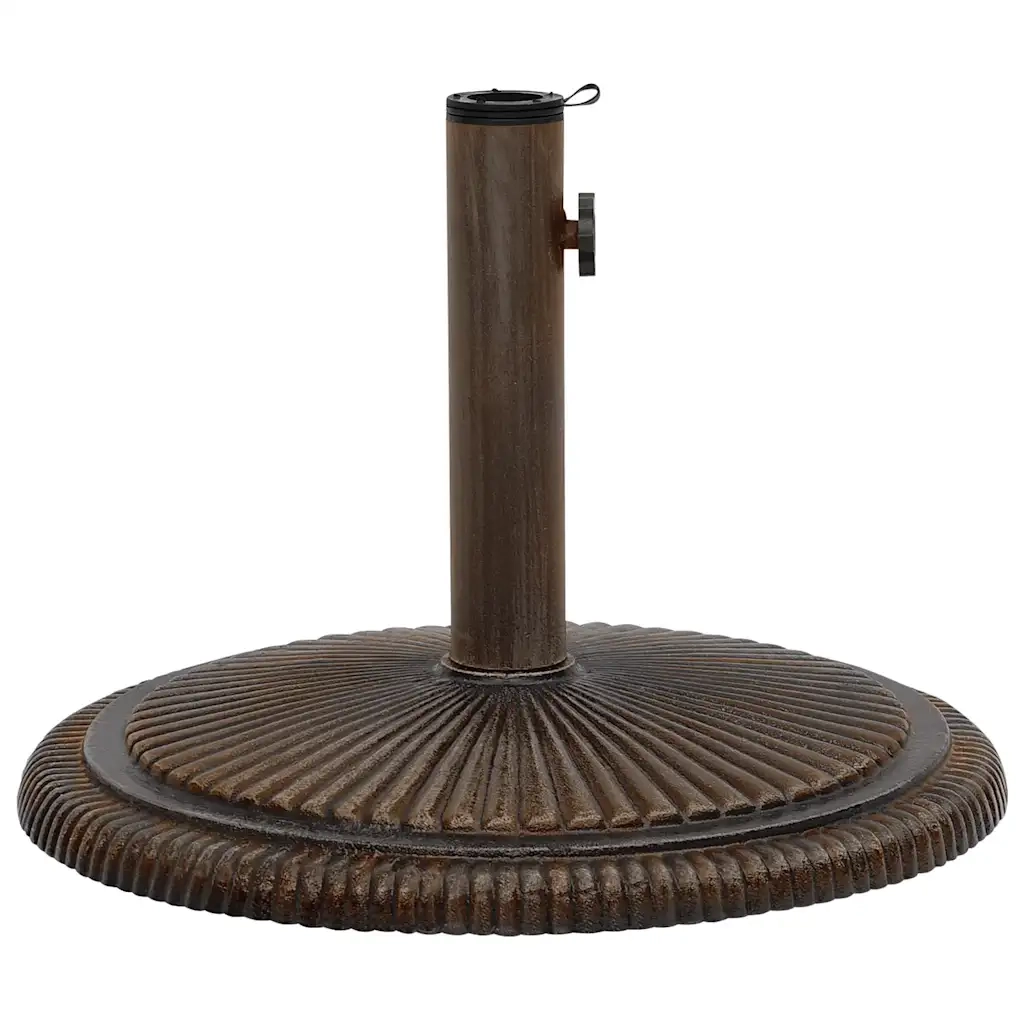 Base per Ombrellone Bronzo 45x45x30 cm in Ghisa 317771