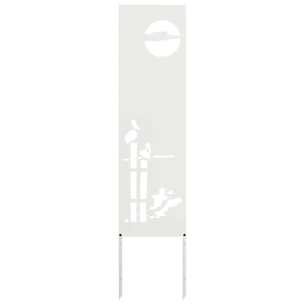 Schermo per privacy in giardino Traforo Bianco 32 x 140 cm CFW6561550