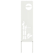 Schermo per privacy in giardino Traforo Bianco 32 x 140 cm CFW6561550