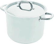 Pentola in Acciaio Inox 24 cm - Adatto per Induzione e Forno, Rapida Conduzione del Calore, 10 Anni di Garanzia