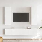 Set Mobile TV 4 pz Bianco in Truciolato cod mxl 33945