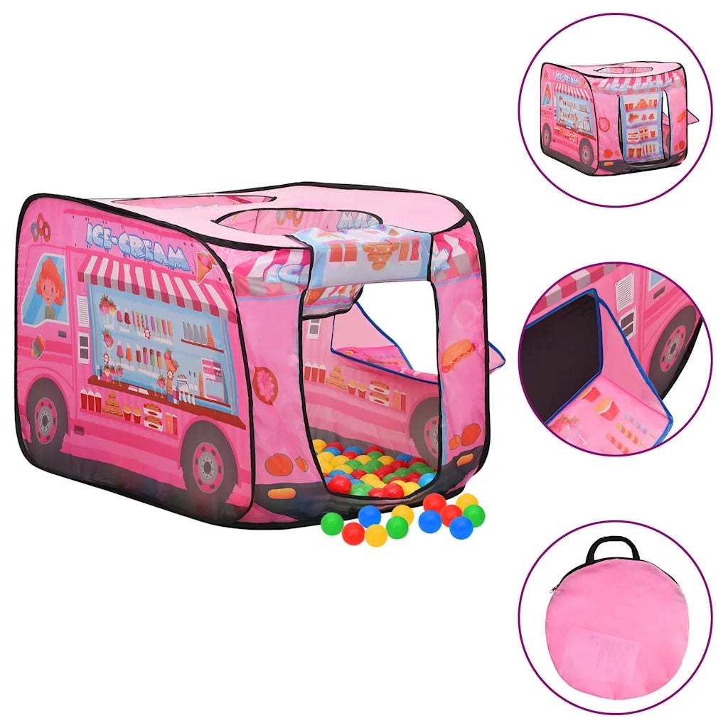 Tenda da Gioco per Bambini-Tenda Giocattolo Rosa 70x112x70 cm