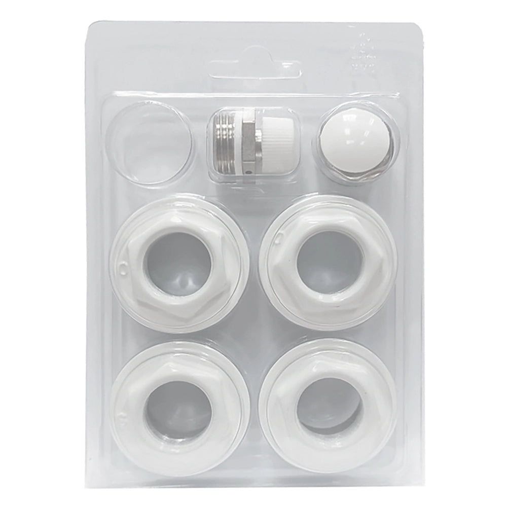 KIT ACCESSORI PER RADIATORI Ã? 1' x attacco 3/8'