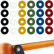 Fermo Cintura Chitarra 24 Unità - Sloti in Gomma - Antiscivolo - Morbido/Duraturo - Flessibile - Dimensioni Standard 25x25x3 mm - Chitarre