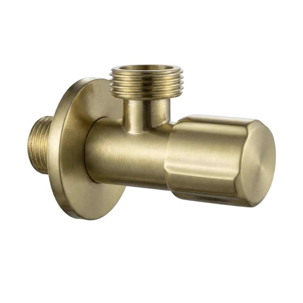 Valvola Ad Angolo 02 1/2" X 3/4" Brush Gold