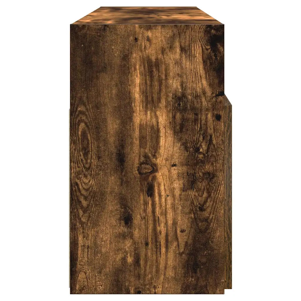 Mobile Porta TV con Luci LED Rovere Fumo 120x30x50 cm cod mxl 16431
