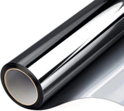 Foglia per finestra - Protezione visiva e ombreggiamento - 1 pezzo - Nero Argento - 30 x 220 cm