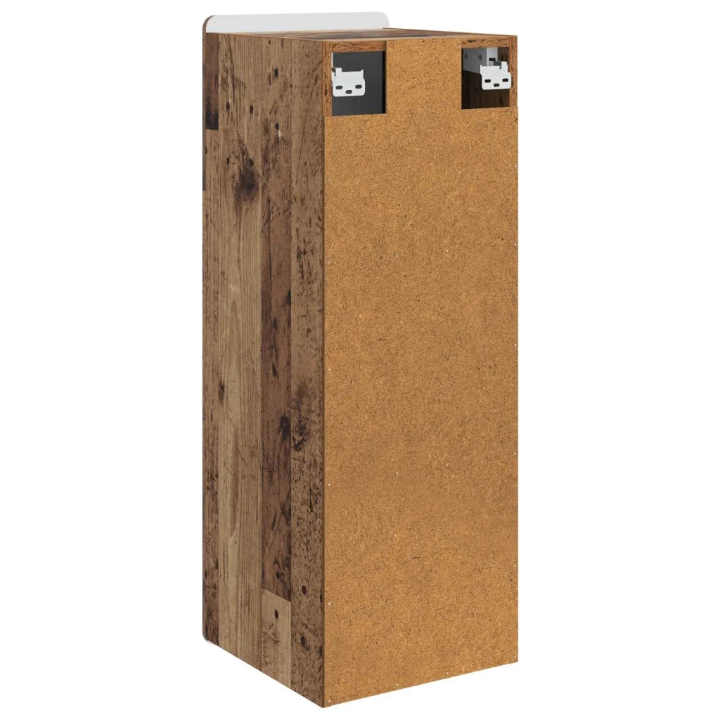 Mobiletto a muro Legno antico 33 x 34,5 x 94 cm