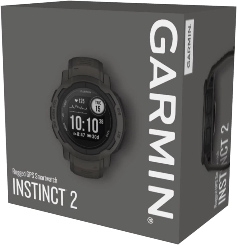 Garmin Instinct 2X Solar - Tactical, Smartwatch, 50mm, Ricarica solare, Autonomia infinita, Torcia LED, Calcolatore balistico, Visore notturno, +30 app, GPS, Pay, Connect IQ, Black