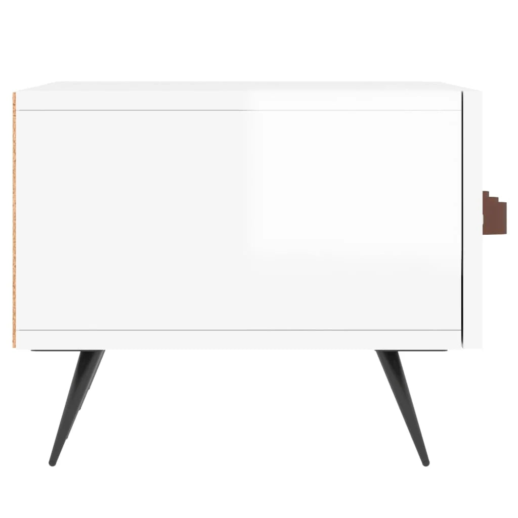 Mobile TV multimediale mensola TV credenza TV sala da pranzo soggiorno camera da letto finitura lucida 150 x 36 x 30 cm legno ingegnerizzato bianco 02_0027046