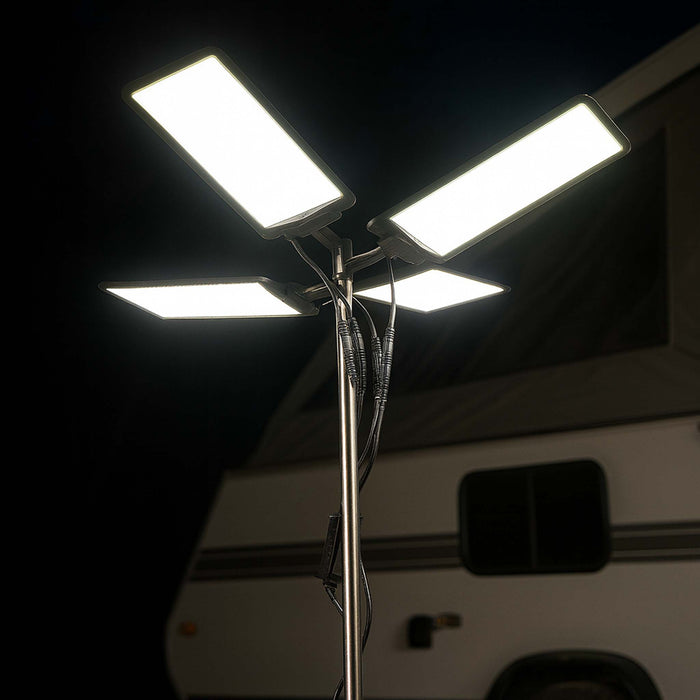 Lampada da campeggio LED V2, estensibile 12V per illuminazione outdoor