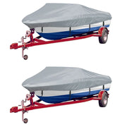 Telo per Barca 2 pz Grigio Lunghezza 610-671 cm Larghezza 254cm cod mxl 75522