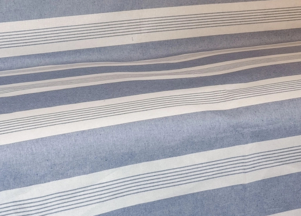 Telo Arredo Granfoulard Copritutto Cotone Made Italy Vari Disegni Arredatutto Copriletto Multiuso - 2 Piazze - Grancasa Blu