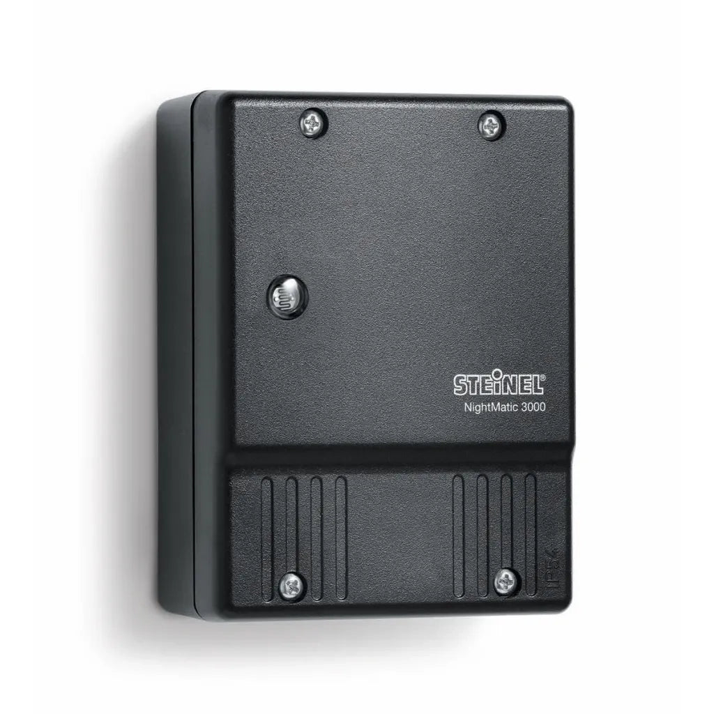 Steinel Interruttore Crepuscolare Fotoelettrico NightMatic 3000 Nero 401636