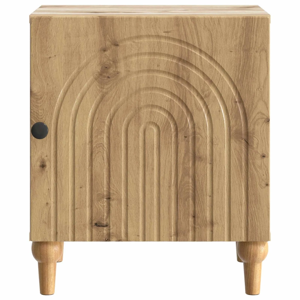 Armadio da Notte 2 pcs Rovere Artigianale 43 x 34,5 x 50 cm 894124