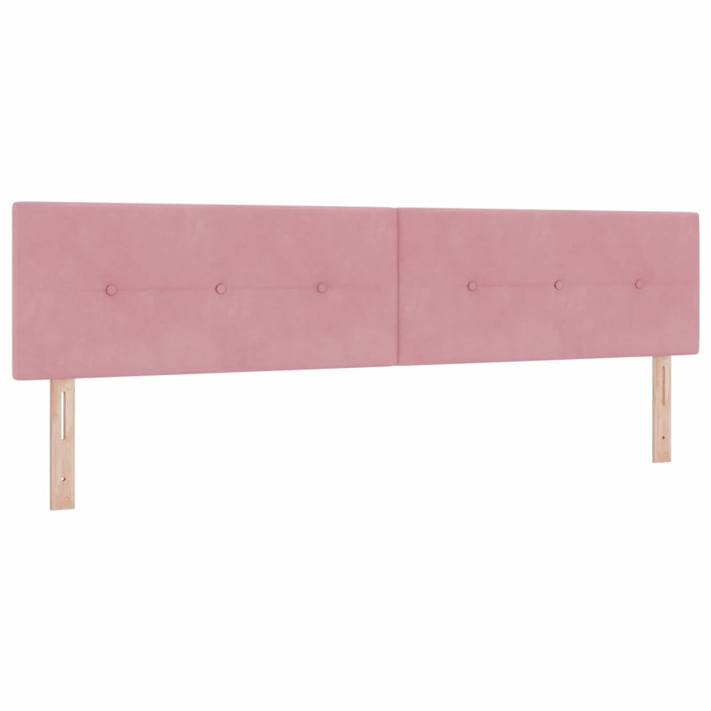 Letto con Contenitore con testiera 2 pz Rosa 3458954