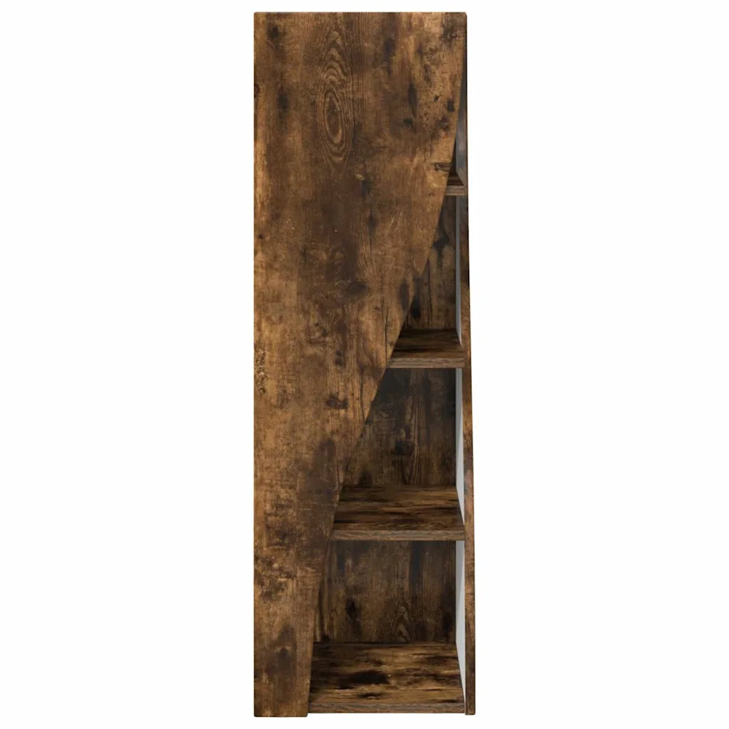 Mobile angolare Rovere fumé 32x32x102cm Legno multistrato 889860