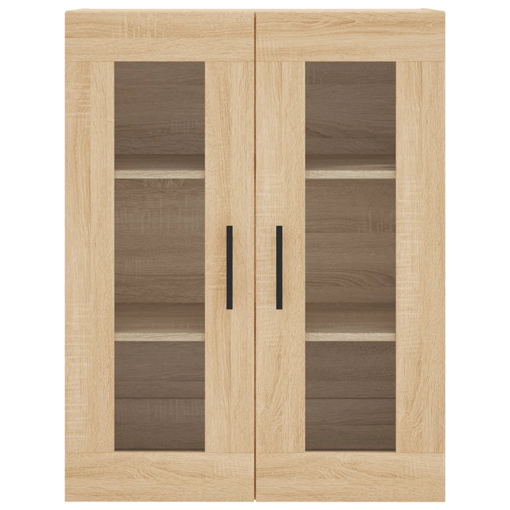 Buffet credenza cassettiera armadio mobile contenitore organizer cucina soggiorno salotto rovere Sonoma alto 69,5 x 34 x 180 cm legno ingegnerizzato marrone 02_0034191