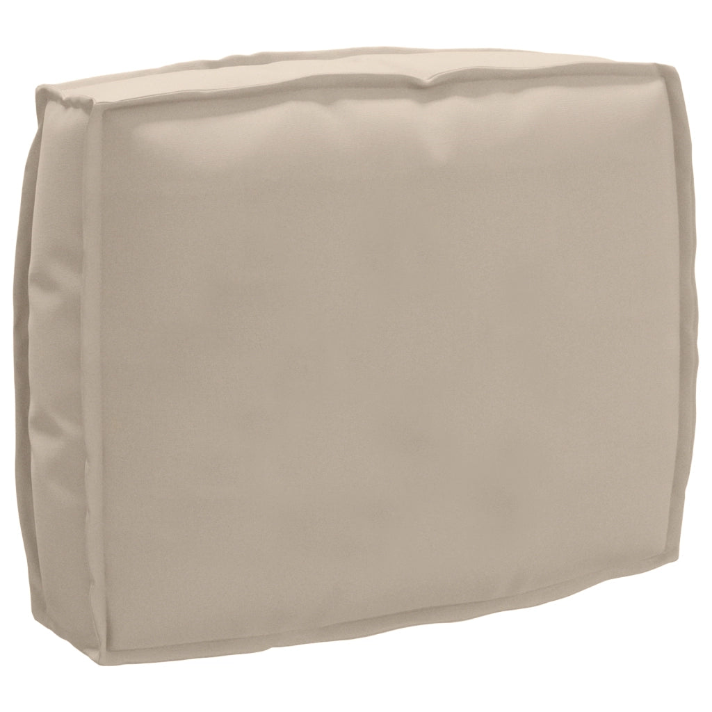 Cuscino per pallet per schienale Tortora 50x40x12 cm in tessuto Oxford