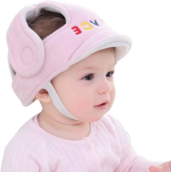 Elmetto di sicurezza soffice per bambini e bambini in età prescolare con protezione cranica regolabile.