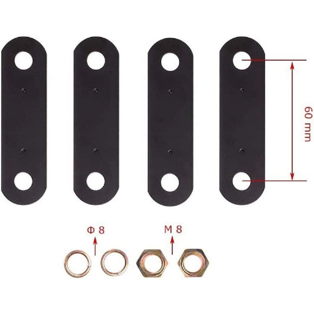 Trade Shop - Kit 2 Pz Doppio Tono Clacson Corno Di Segnalazione Universale Auto Camion Moto -