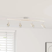 Faretto da soffitto Nichel 61 x 10 x 12,5 cm Metallo 4108220