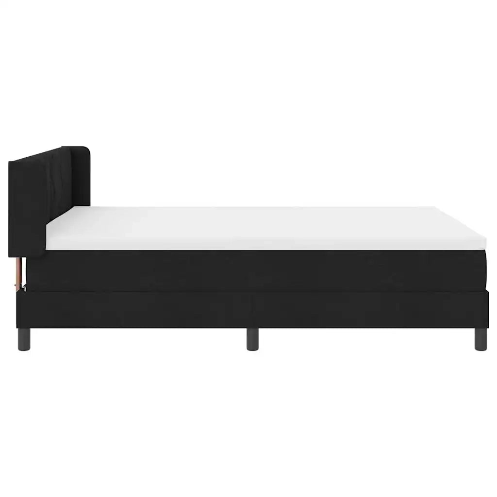 Letto box spring con materasso con materasso Nero 140 x 190 cm 3341162