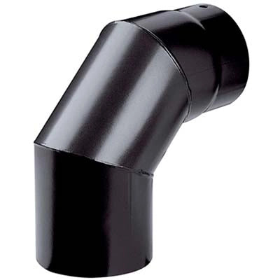 GOMITO LEGNA 90  ° PLUS NERO OPACO SAVE  CM 15