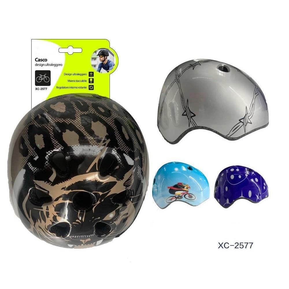 Trade Shop - Casco Design Ultraleggero Visiera Staccabile Regolatore Rotante Interno Xc-2577 -