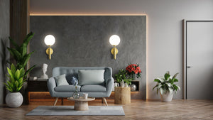 Lampada Da Parete APP894-1W Gold