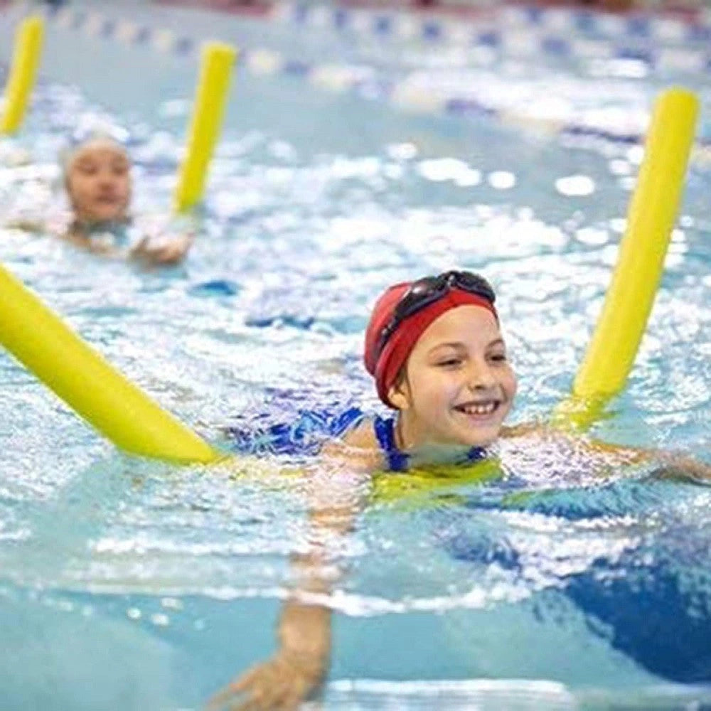 Trade Shop - Tubo Galleggiante Per Piscina ø6x150cm Giallo Per Esercizi Giochi Acqua 062899a -