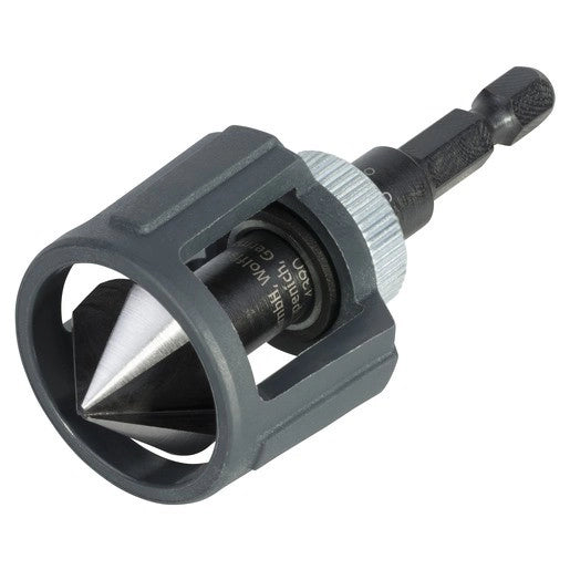 Wolfcraft Svasatore 20mm con arresto di profondità codolo esagonale - 4390000