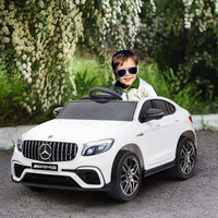 Macchina Elettrica per Bambini 12V con Licenza Mercedes GLA 45 AMG Bianca