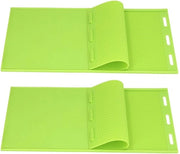 Apparecchio per il risciacquo delle api - Forma foglia - Mal siliconizzato - Pieghevole - Attrezzo per apicoltori - Forma pressa - Verde - 44x23cm - Mal per risciacquo api