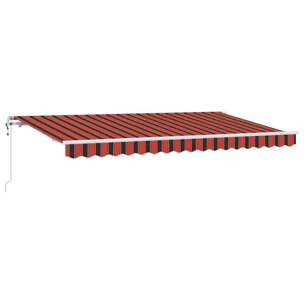 Tenda Retrattile Arancione 350 x 200 cm Tessuto 3329665