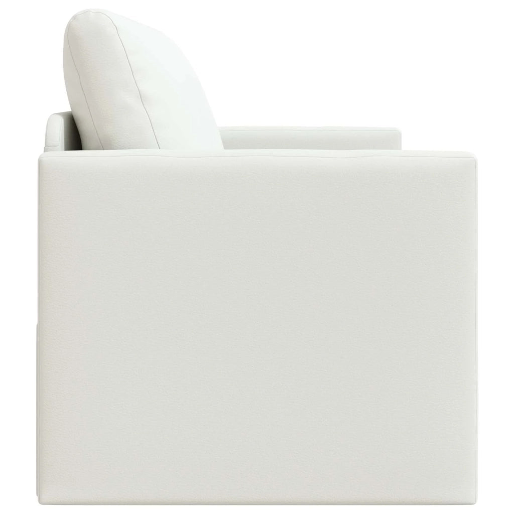Divano letto Bianco 124 x 71 x 78 cm Pelle Artificiale 4106714