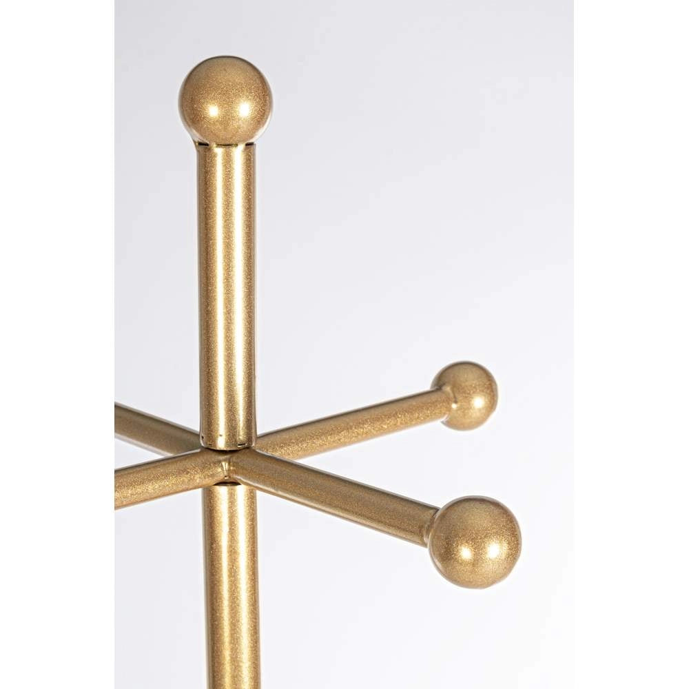 Appendiabiti Golden in Oro con Base in Marmo Bizzotto