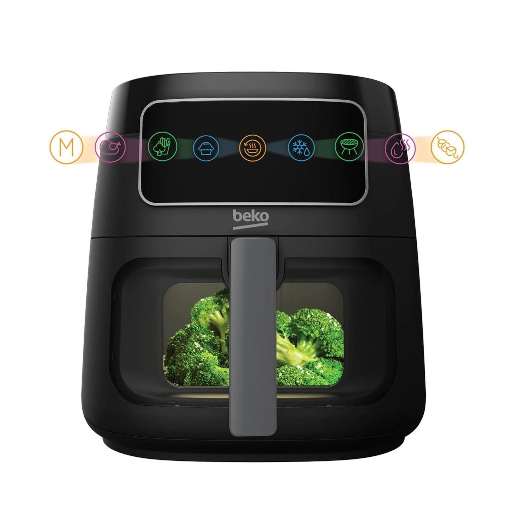 Beko FRL3374B friggitrice Singolo 7,6 L Indipendente 1750 W Friggitrice ad aria calda Nero
