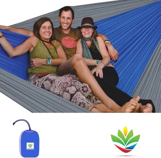 La più grande hangmat portatile della Terra - enorme hangmat per famiglia multi-persona King Plus Size Camping - larga extra - lunga extra - hangmat confortevole extra per 2 persone
