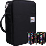 Etui per 220 matite, contenitore impermeabile per matite, matite colorate, borsa, contenitore per scuola, ufficio, bambine, bambini, scuola, rientro a scuola