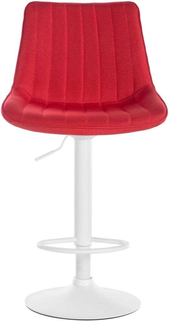 2er Set Barhocker Toni Stoff weiЯ