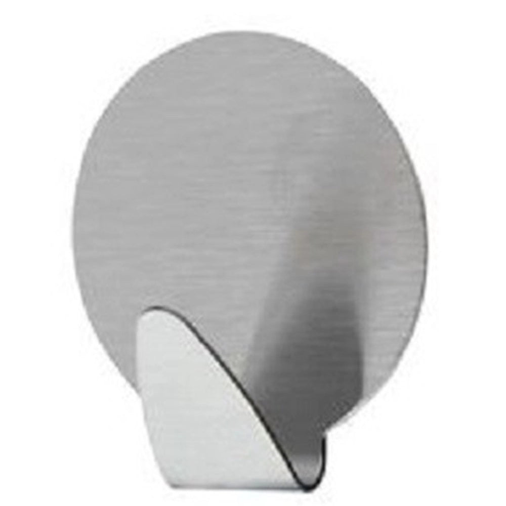 Trade Shop - Set 4 Pz Ganci Appendini Adesivi Parete Cucina Bagno Attaccapanni Rotondi 59661 -