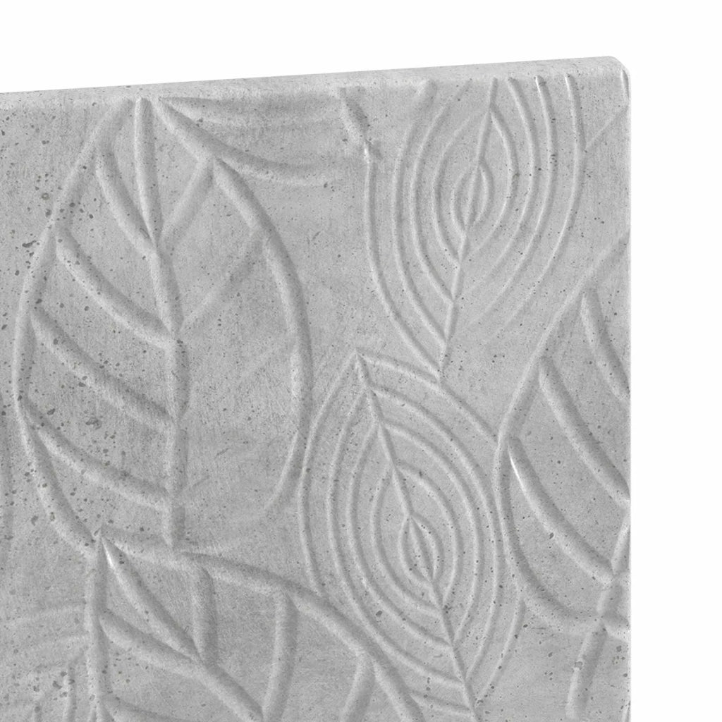 Testiera da Muro DELFT Grigio Cemento Legno ingegnerizzato 897188