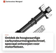 Componente di regolazione del carburatore - Adatto per modelli FCR/FCR-MX - 4-tubi - Garanzia 100% - Schroef di regolazione del carburatore