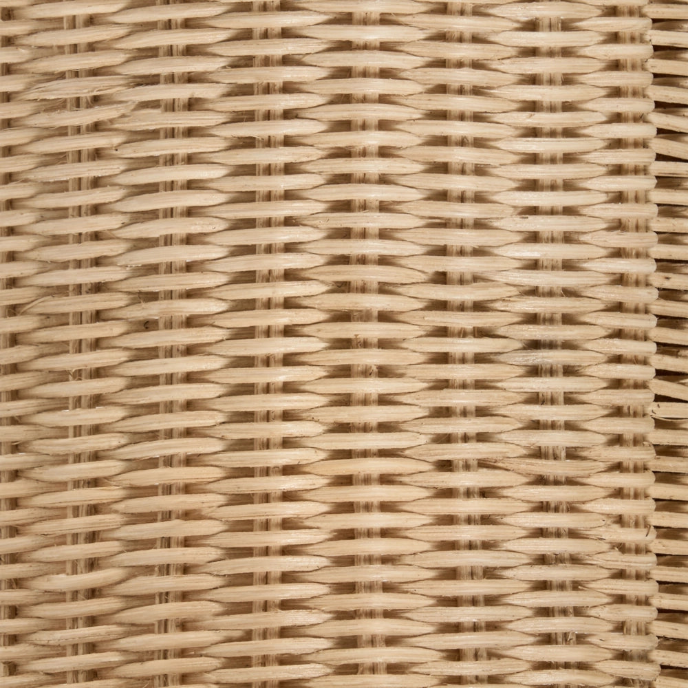 Sedia Cavallo a dondolo per bambini in rattan naturale Boho rustico per interni per il patio
