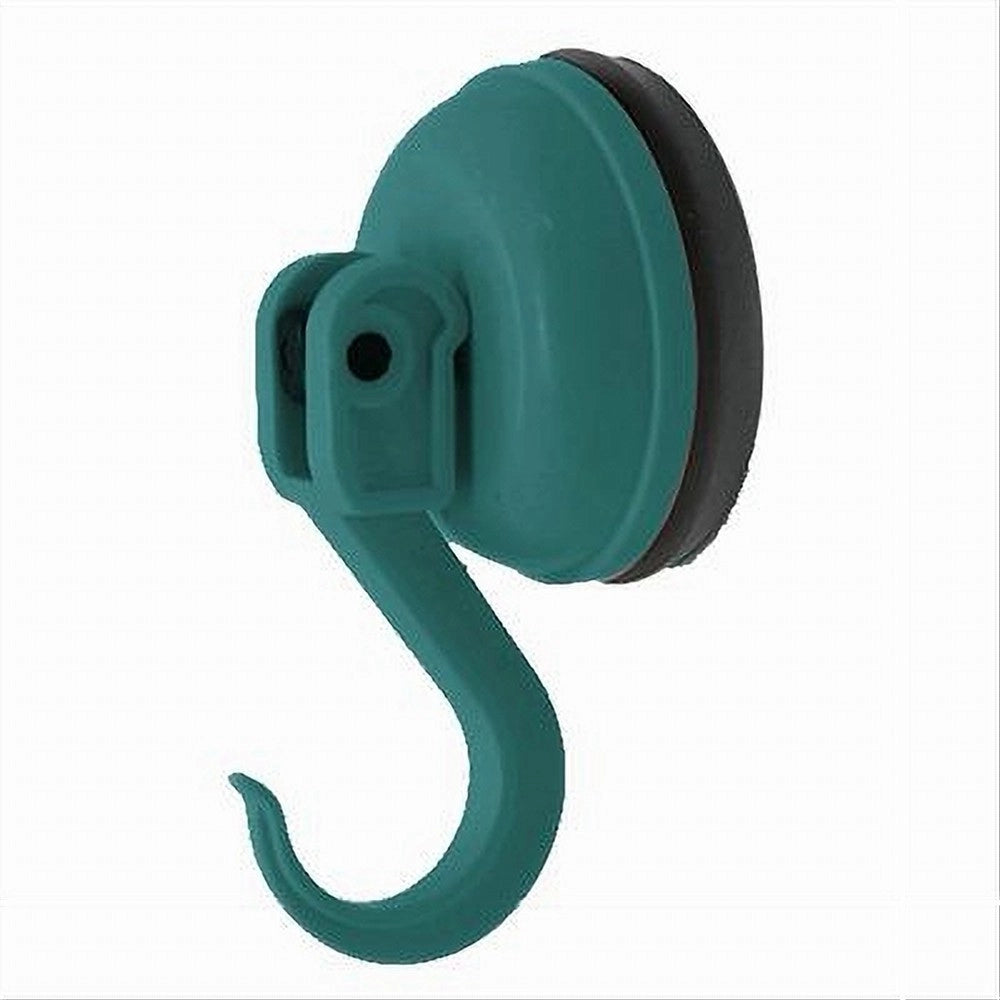 Trade Shop - Gancio Appendino Attacco A Ventosa Verde In Pvc Abs Accessori Bagno Mobili 69969 -