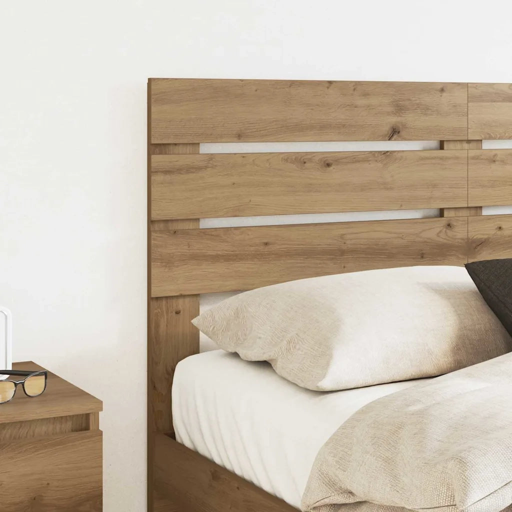 Testiera-Testata-Testiera Decorativa Rovere artigianale 140 cm Legno multistrato 873423