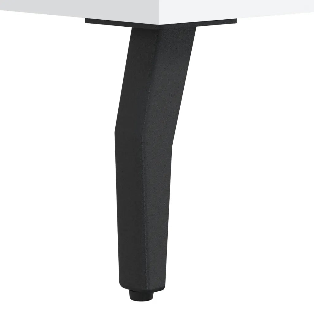 Comodino | Armadio da Notte | Mobiletto da notte Bianco 40x35x47,5 cm in Legno Multistrato