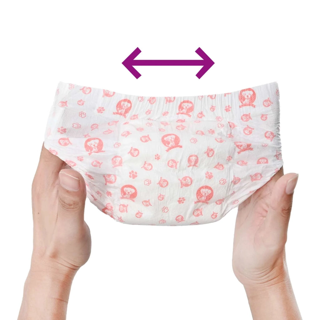 Pannolino usa e getta per cani femmina 30 pz Bianco M CFW5047365